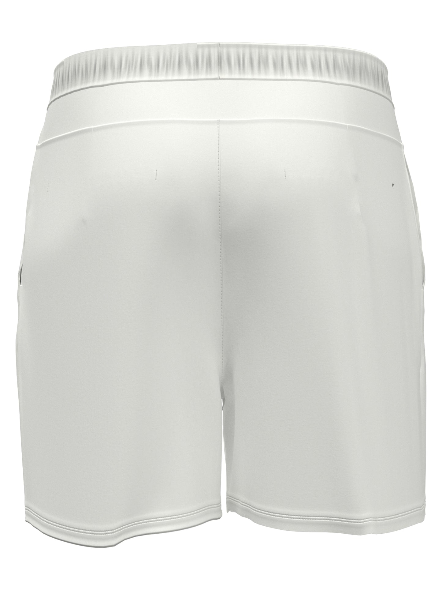 Men's Solid Athletic Tennis Short with Drawstring