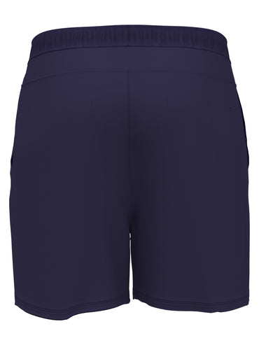 Men's Solid Athletic Tennis Short with Drawstring