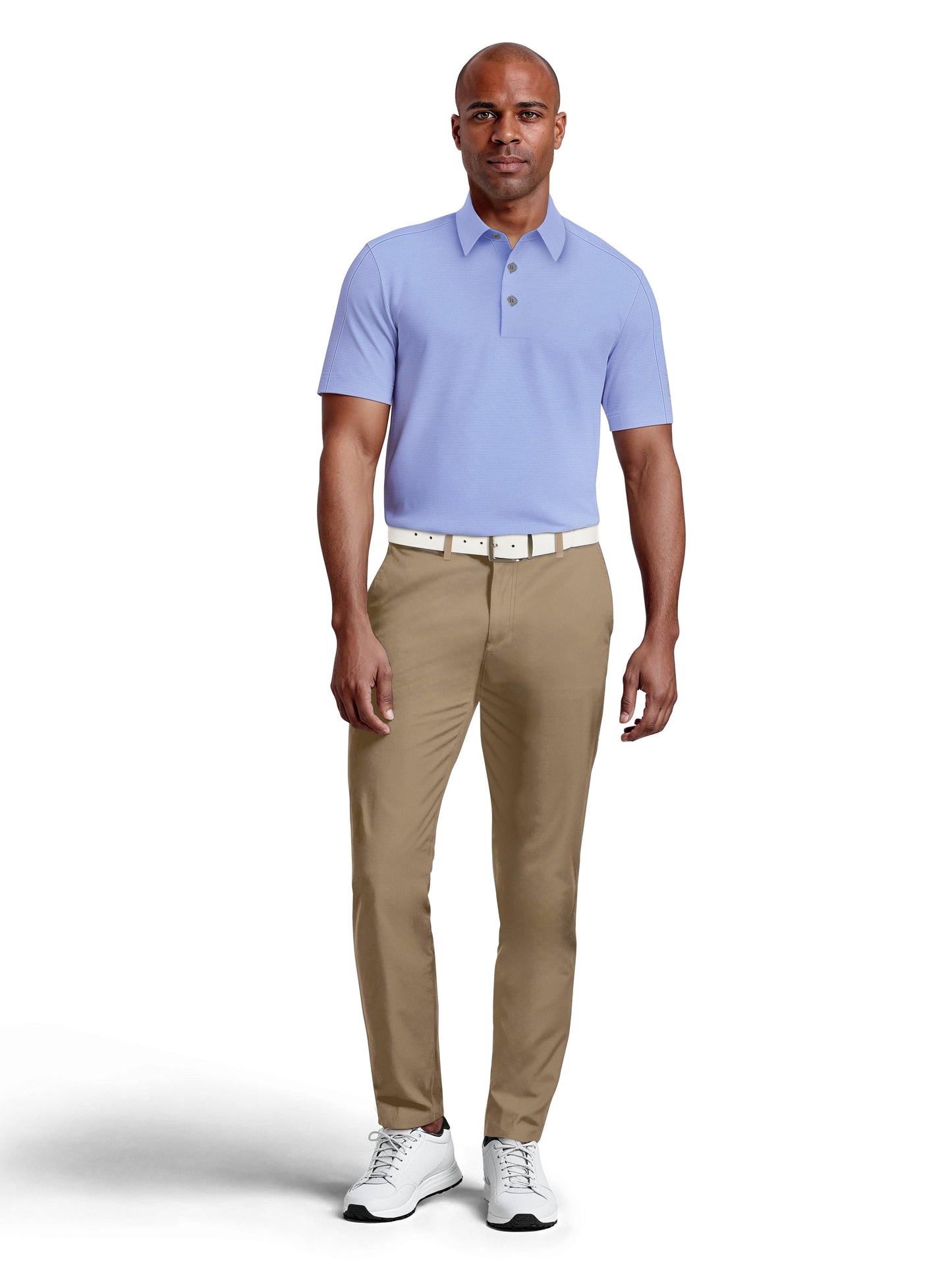 Men's Solid Cooling Texture Polo