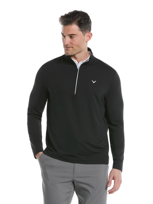 Men's Solid Sun 1/4 Zip Pullover