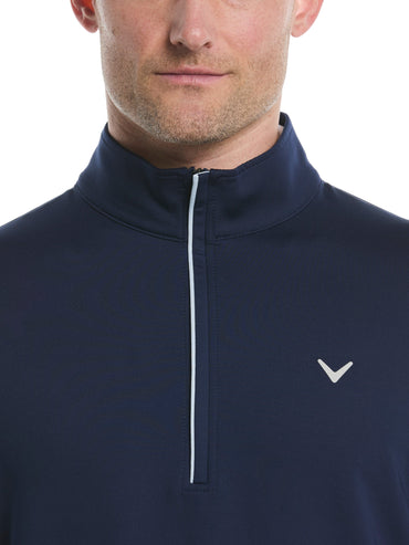 Men's Solid Sun 1/4 Zip Pullover