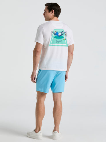 Men's Solid Tennis Shorts