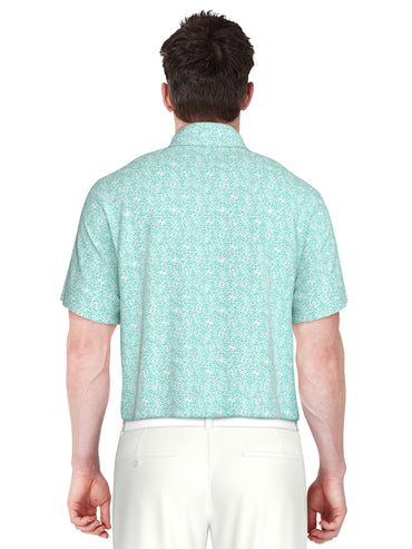 Men's Stretch Performance Confetti Geo Print Polo