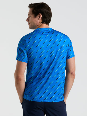 Men's Tennis Performance Ball Block Tee
