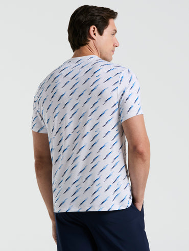 Men's Tennis Performance Ball Block Tee