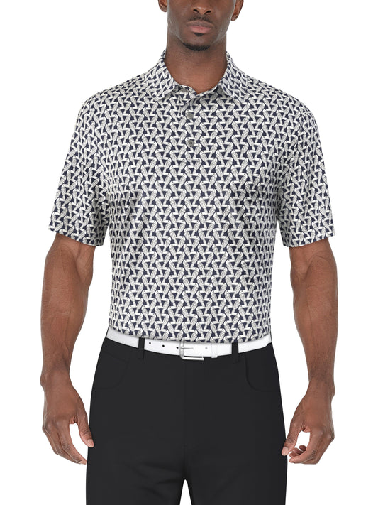 Toucan Print Golf Polo (Peacoat) 