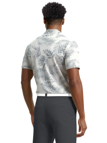Men's Tropical Leaf Polo