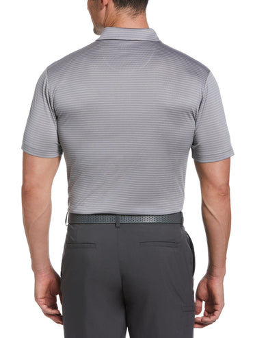 Men's Two Color Stripe Golf Polo