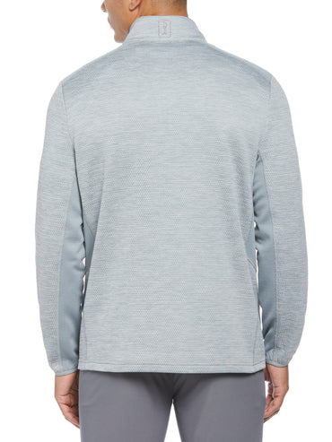 Men's Two Tone Space Dye 1/4 Zip Golf Pullover