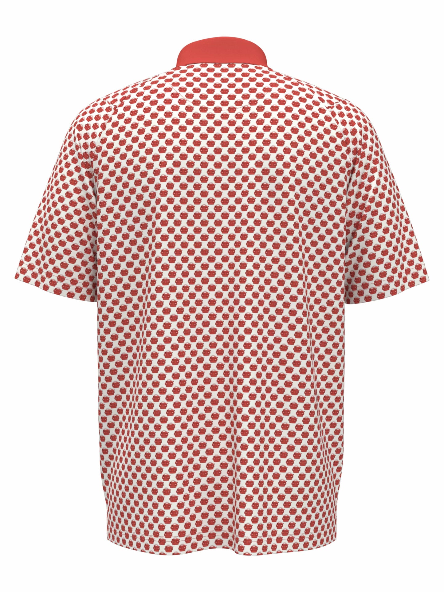 Men's View Master Print Golf Polo