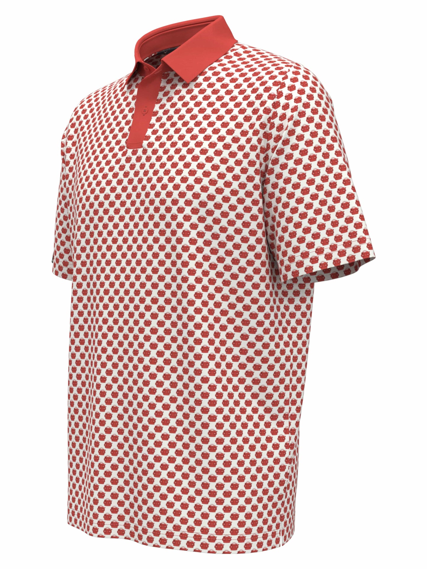 Men's View Master Print Golf Polo