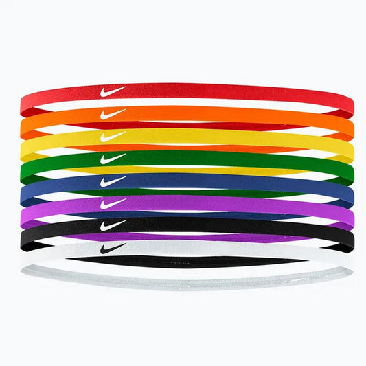 Women`s Skinny Headbands 8 Pack Pimento and Orange Blaze NIKE ONE_SIZE