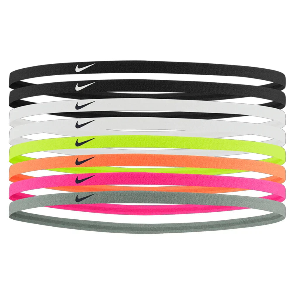 Women`s Skinny Headbands 8 Pack Other Accessories NIKE Black ONE_SIZE
