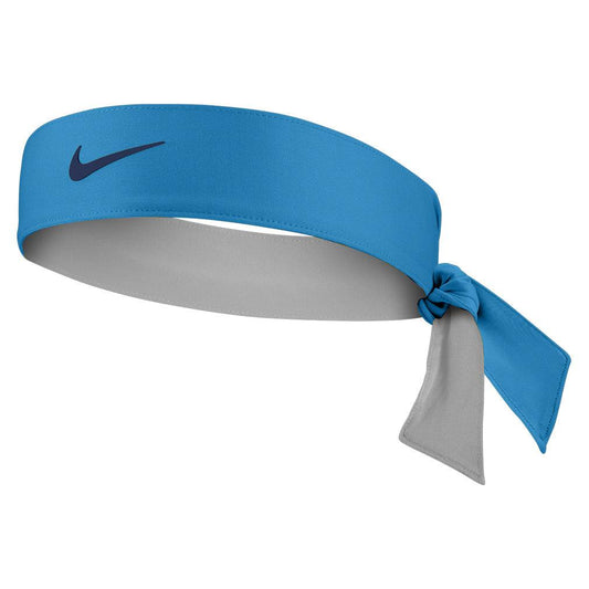 Premier Tennis Head Tie Laser Blue and Void WOMENS APPAREL NIKE Blue ONE_SIZE