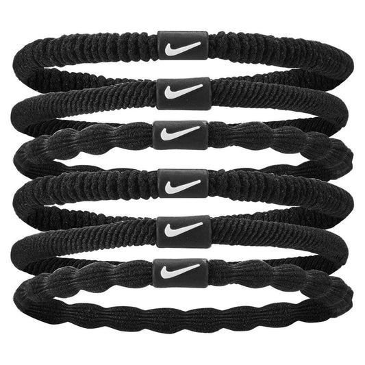 Unisex Flex Hair Tie 6 Pack Black NIKE Black ONE_SIZE