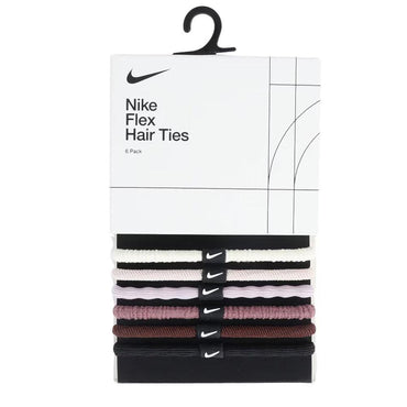 Unisex Flex Hair Tie 6 Pack Sail and Lt Orewood Brn NIKE