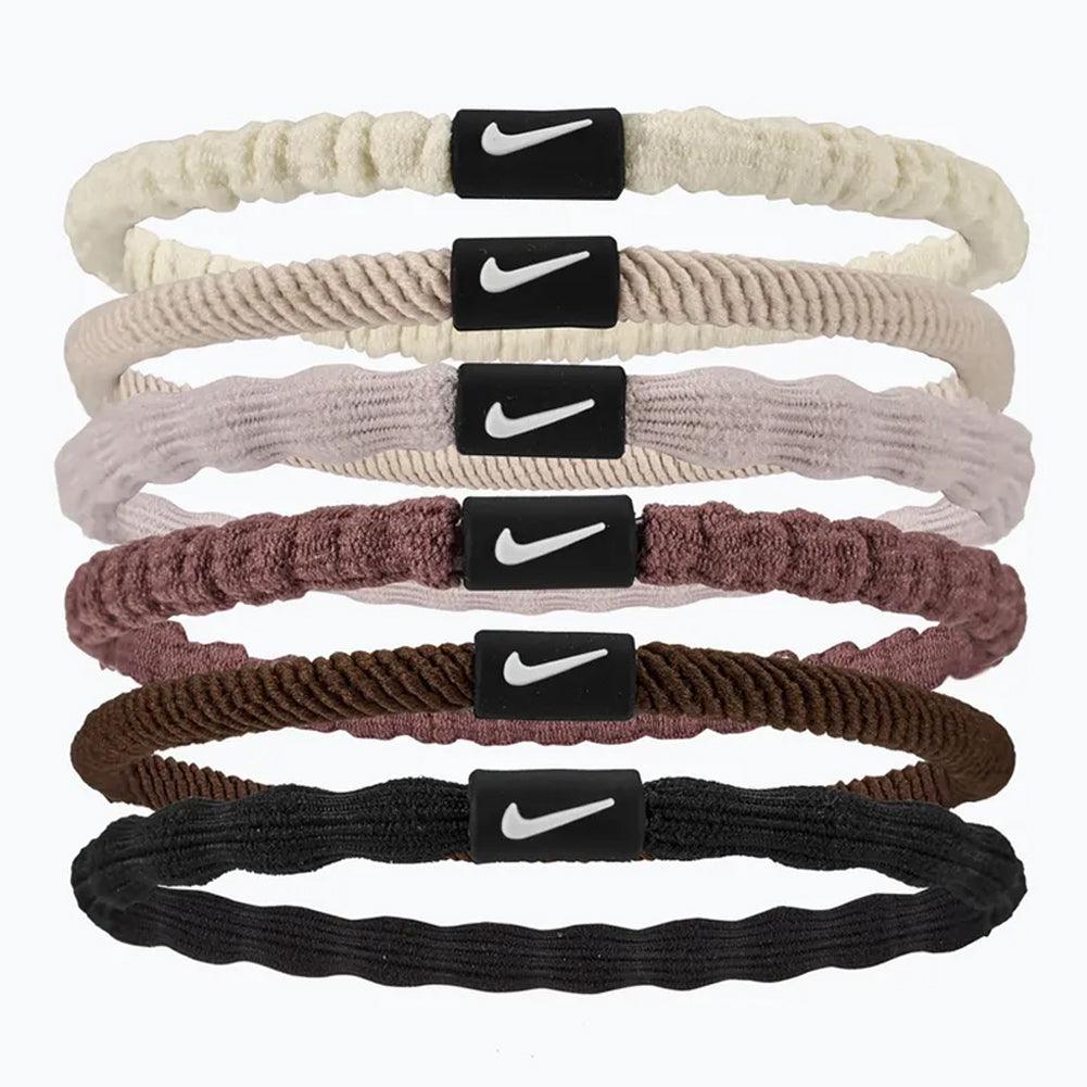 Unisex Flex Hair Tie 6 Pack Sail and Lt Orewood Brn NIKE Brown ONE_SIZE