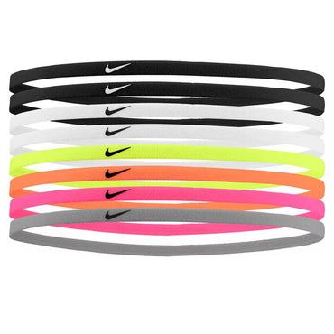 Girl`s Skinny Headband 8 pack Black and White NIKE Default Title