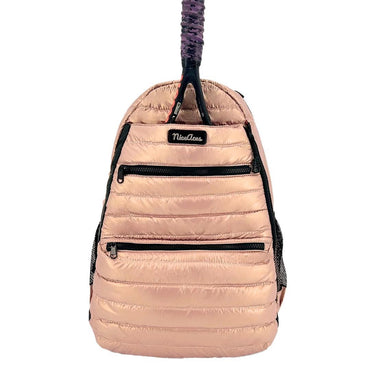 Neon Puffer Tennis Backpack Pink Gold Gifts NICE ACES