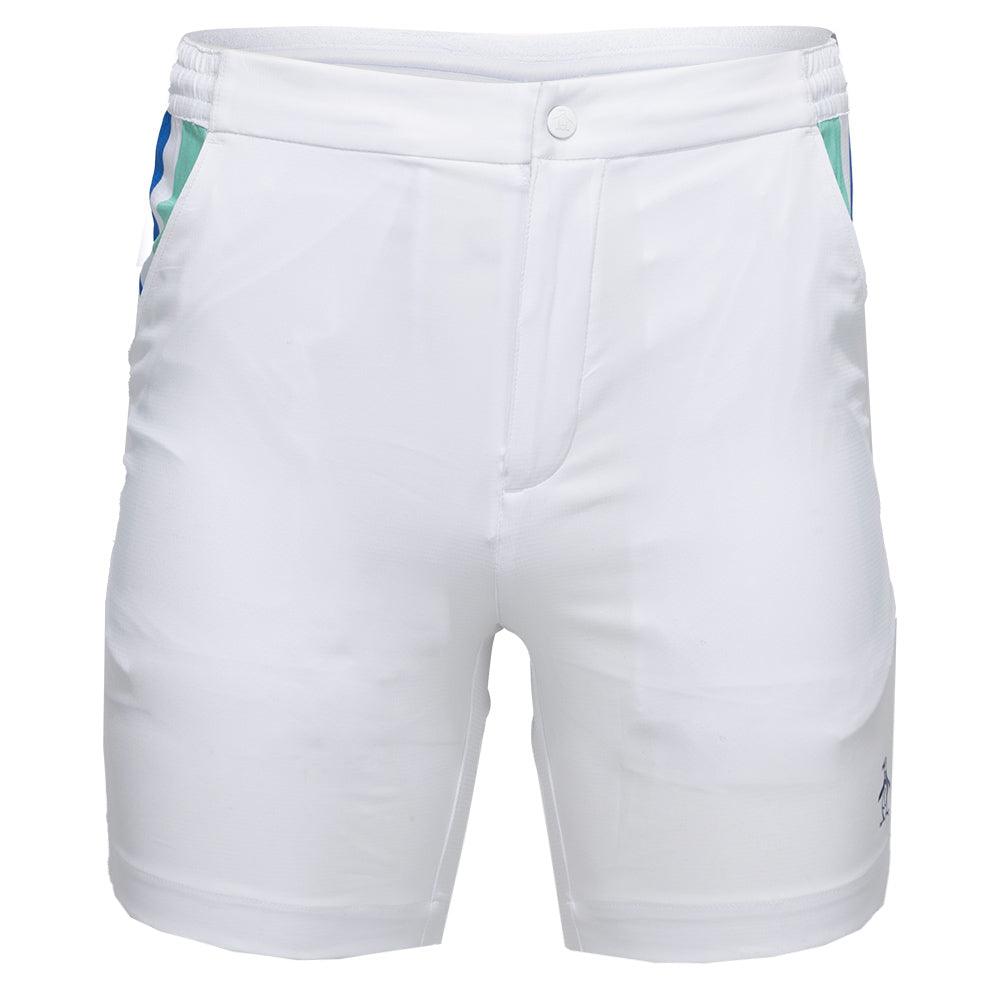 Men`s Performance Heritage Blocked Tennis Short Bright White PENGUIN S