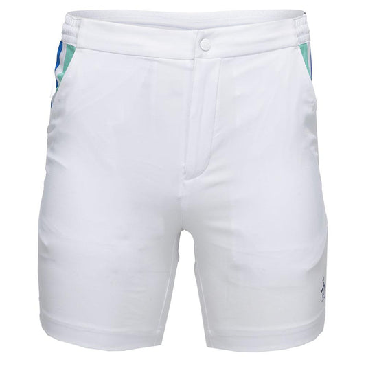 Men`s Performance Heritage Blocked Tennis Short Bright White PENGUIN S