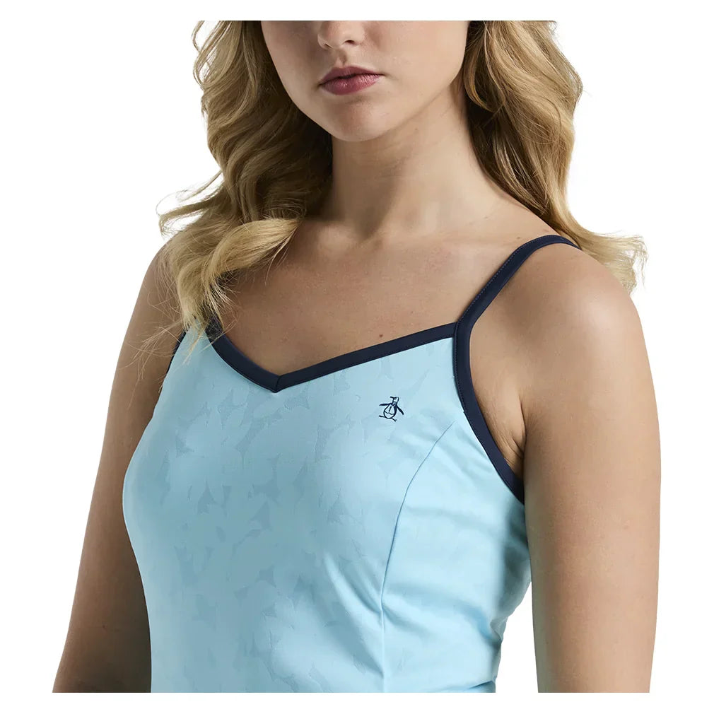 Women`s Floral Jacquard Tennis Dress Castaway PENGUIN