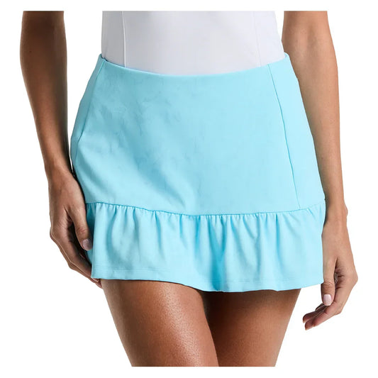 Women`s Floral Jacquard 13 Inch Tennis Skort Castaway PENGUIN XS