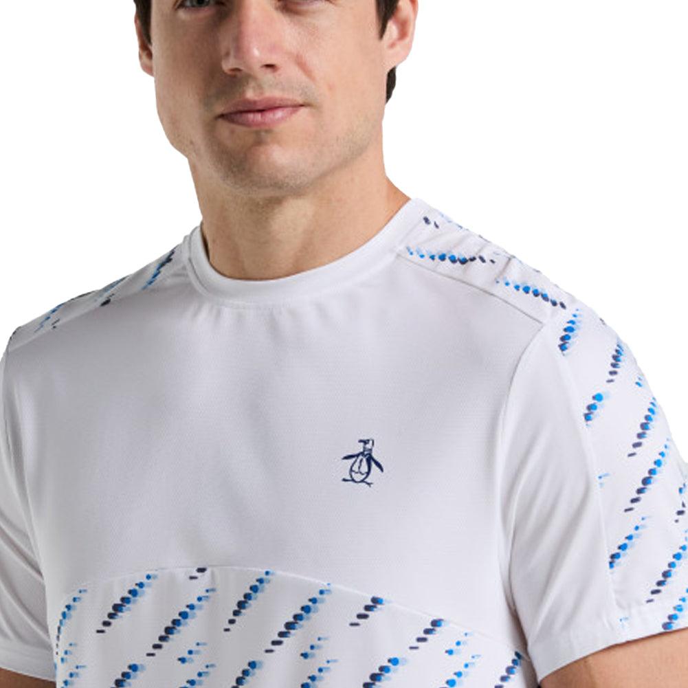 Men`s Ball Block Tennis Crew Bright White PENGUIN