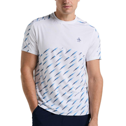 Men`s Ball Block Tennis Crew Bright White PENGUIN S