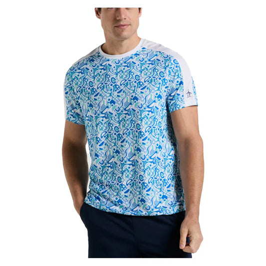Men`s Mid-Century Tennis Crew Bright White PENGUIN S