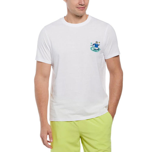Men`s Trademark Graphic Tennis Tee Bright White PENGUIN S