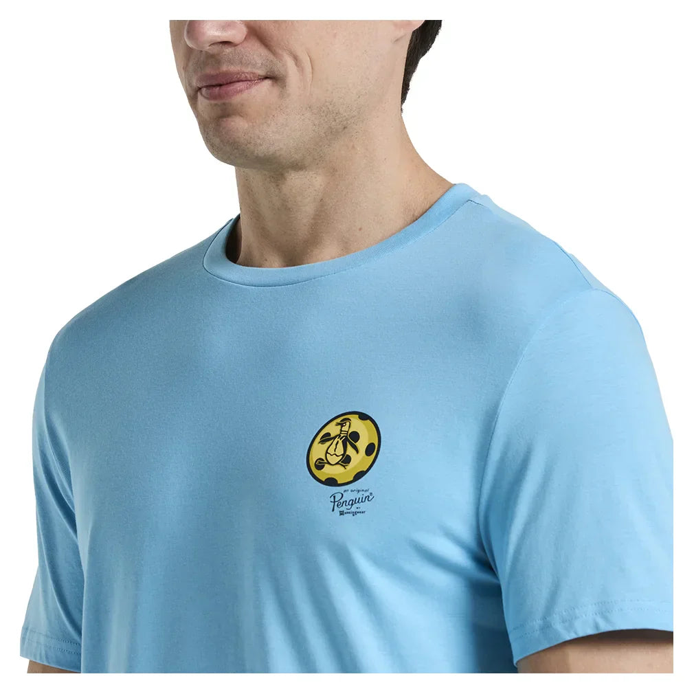 Men`s Paddle DBL Graphic Tee Blue Grotto PENGUIN