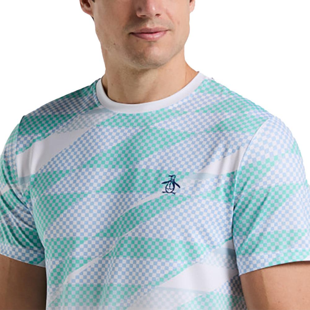 Men`s Ombre Tennis Crew Bright White PENGUIN