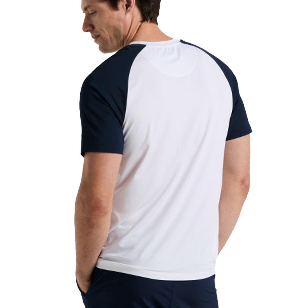 Men`s Blocked Performance Tennis Tee PENGUIN