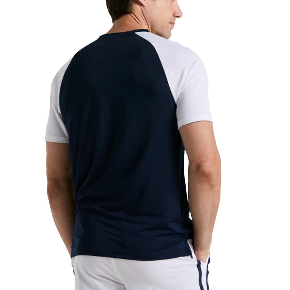 Men`s Blocked Performance Tennis Tee PENGUIN
