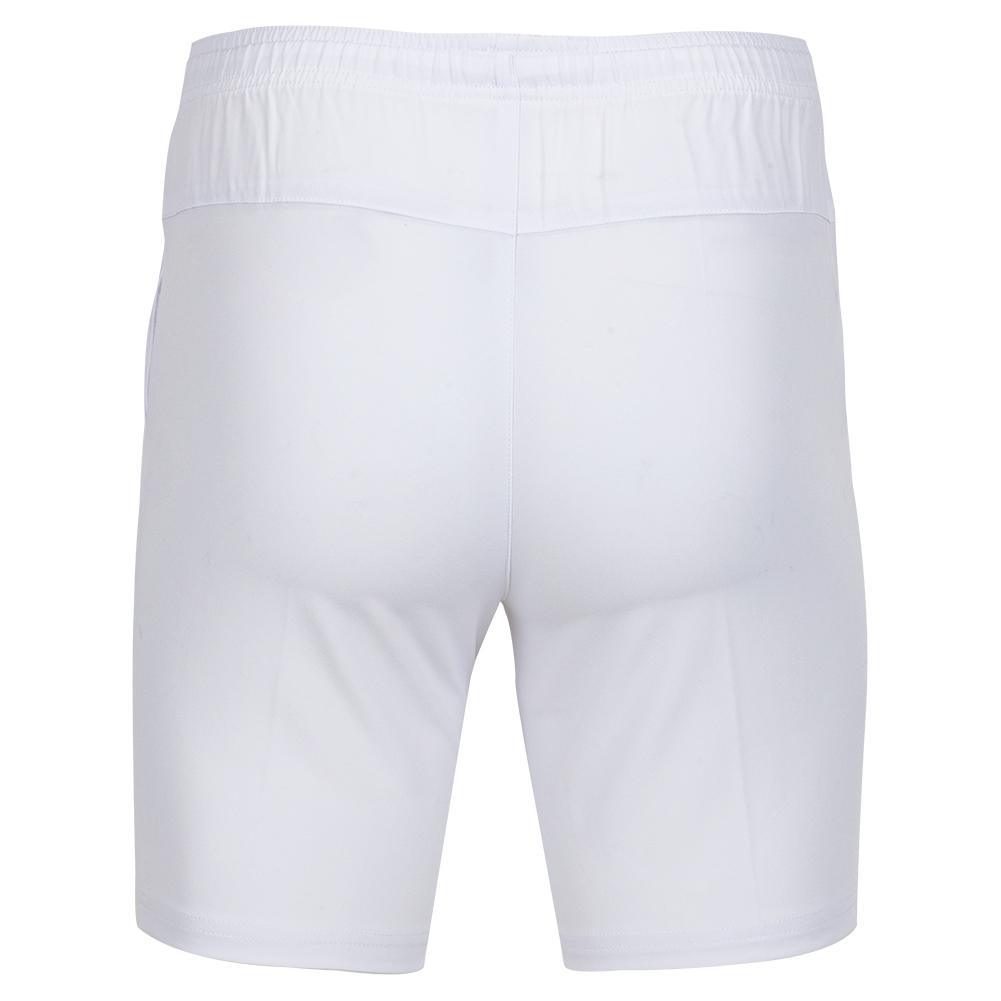 Men's Solid Performance 8 Inch Tennis Short Bright White Tournament Gear PENGUIN M