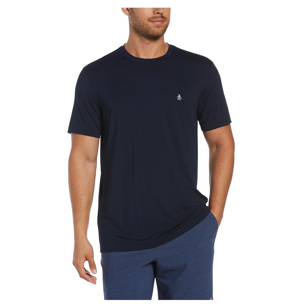 Men's Solid Performance Tennis Top Caviar Shop By Player PENGUIN