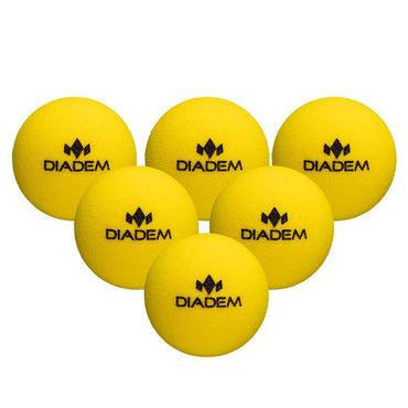 Official Quiet Pickleball 6 Pack Yellow PICKLEBALLS DIADEM