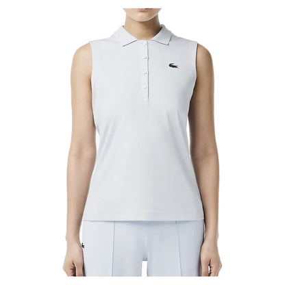 Women`s Sport Sleeveless Tennis Polo LACOSTE White 2(EUR34)