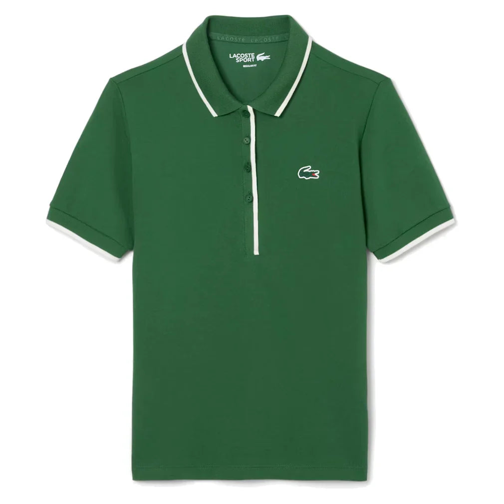 Women`s Heritage Short Sleeve Ultra Dry Tennis Polo LACOSTE 2(EUR34) YRR_VERT/MARINE