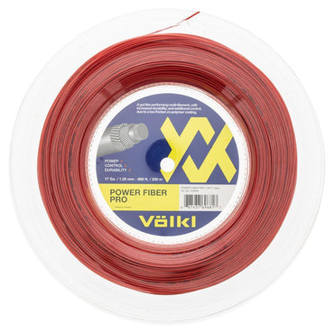 Power Fiber Pro Lava Tennis String Reel Strings VOLKL 16