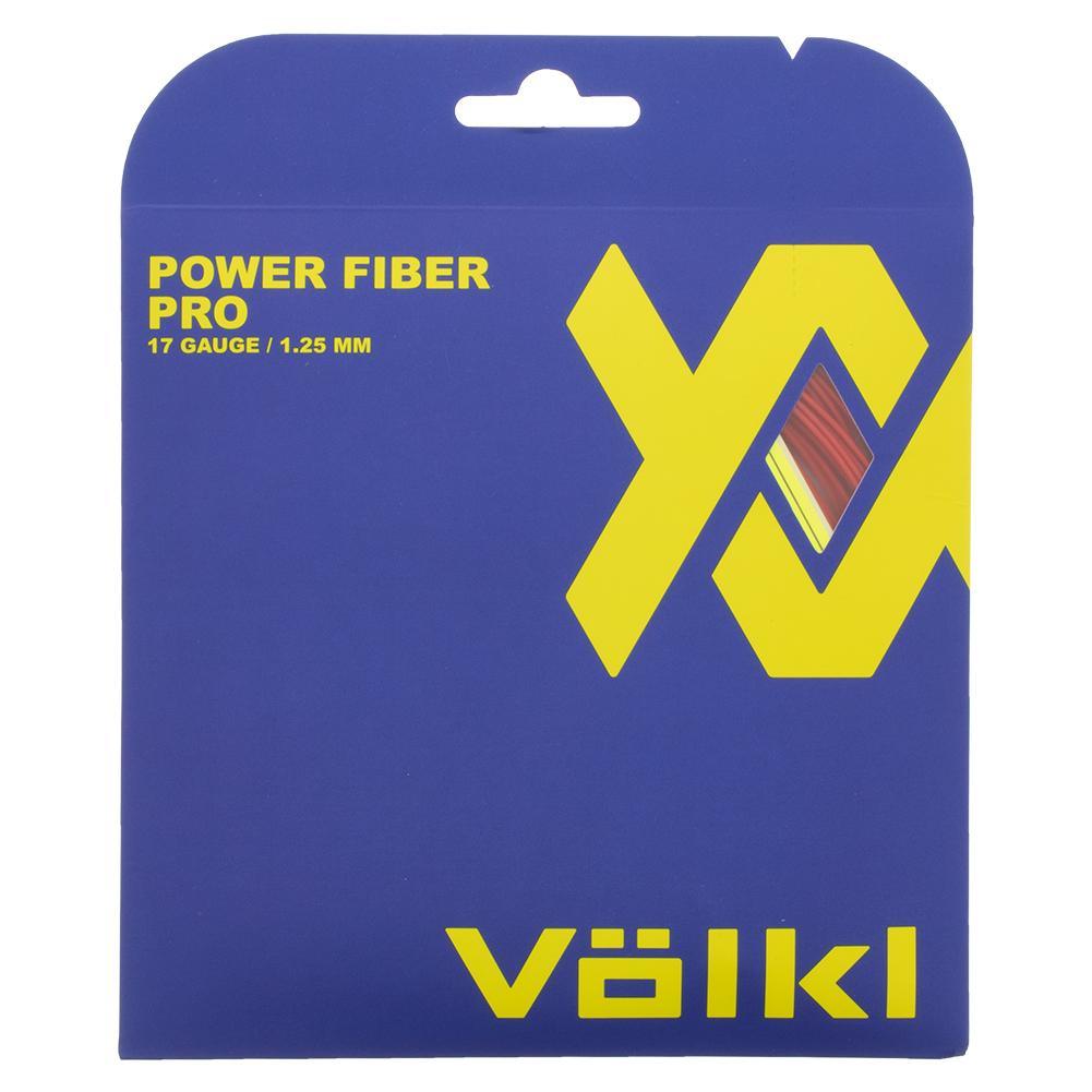 Power Fiber Pro Lava Tennis String Strings VOLKL 16