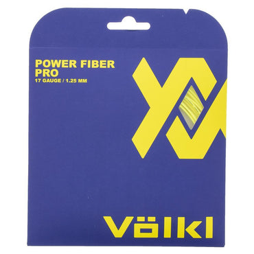 Power Fiber Pro Neon Yellow Tennis String Strings VOLKL 16