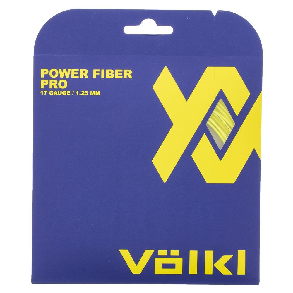 Power Fiber Pro Neon Yellow Tennis String Strings VOLKL 16