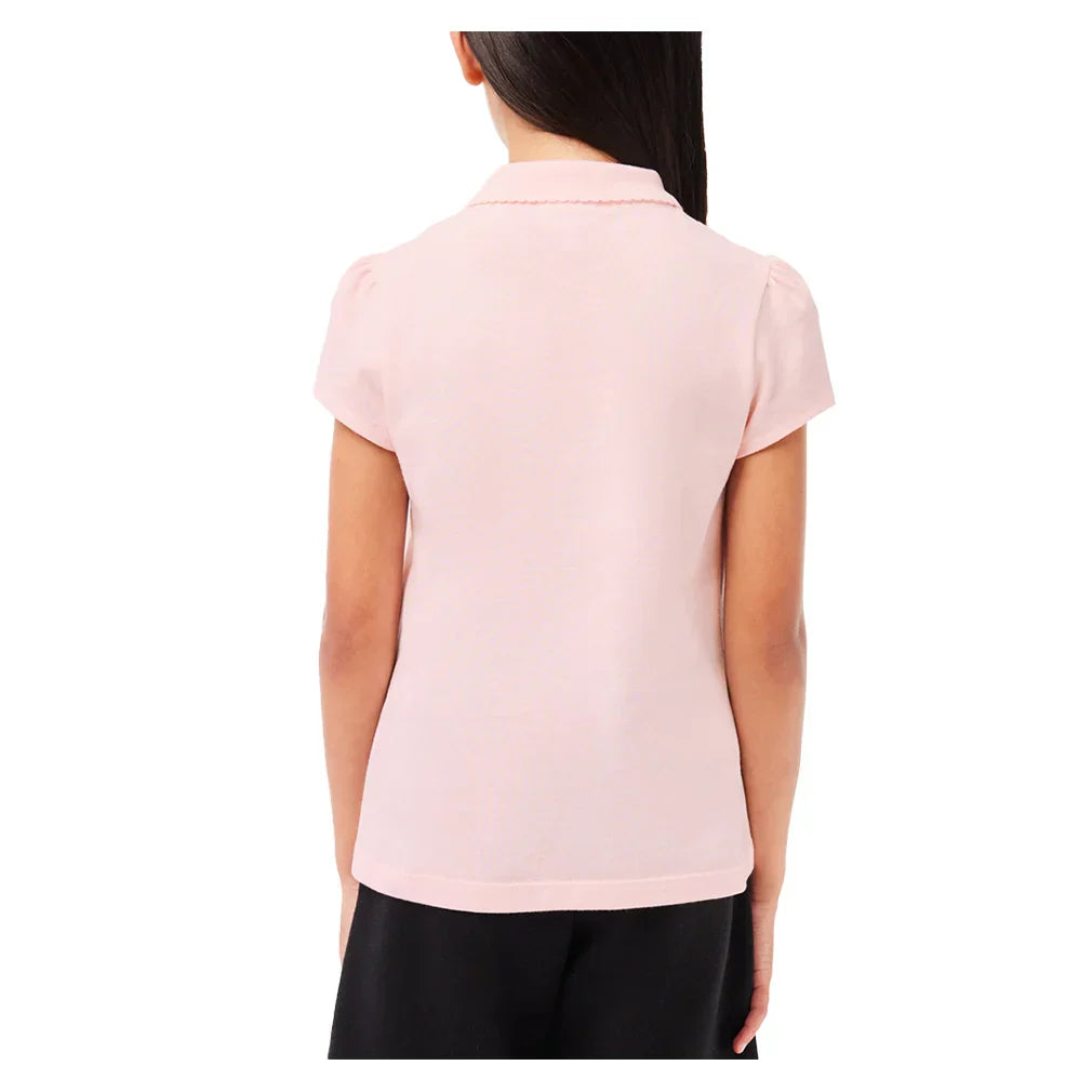 Girls' Scallop Tennis Polo LACOSTE