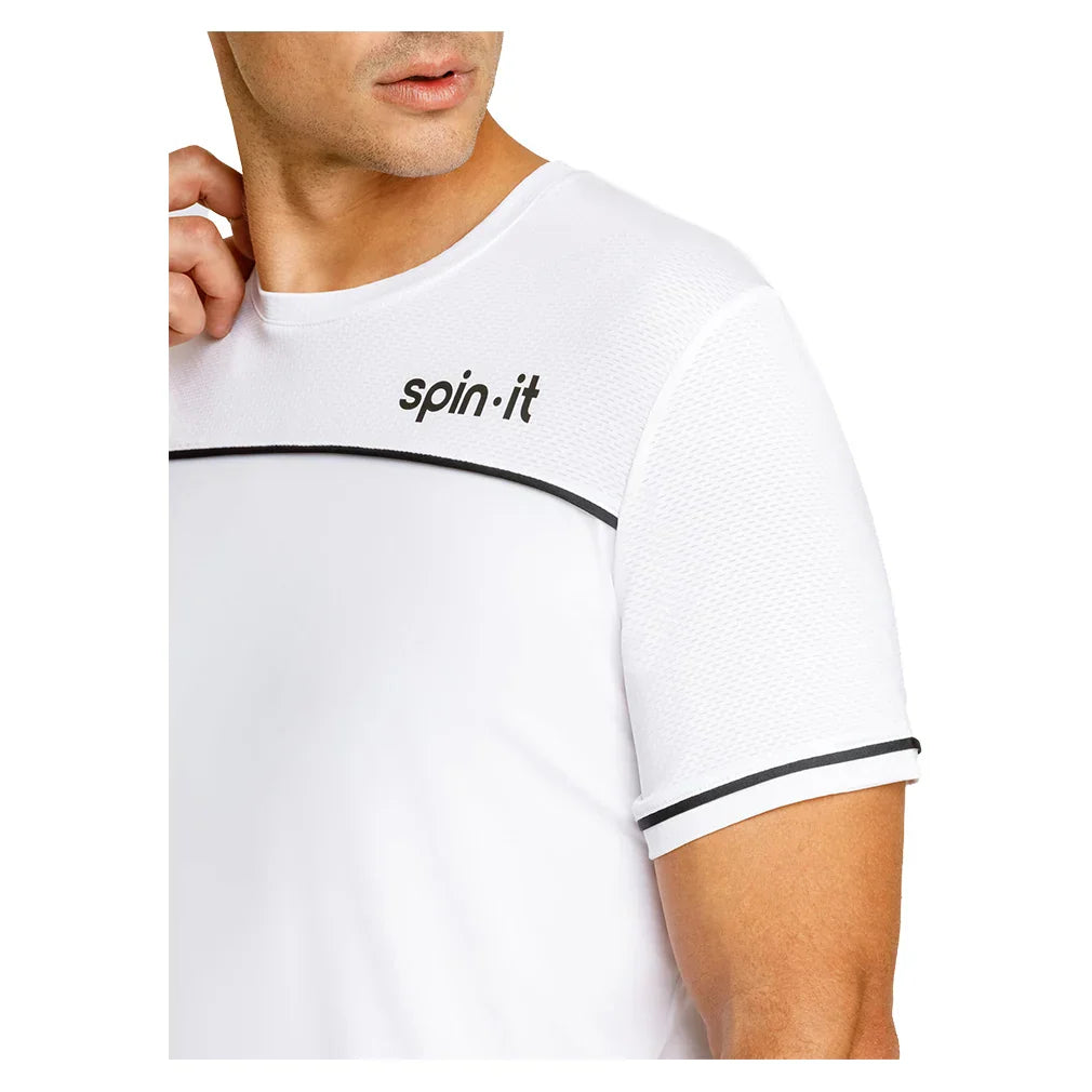 Men`s Lionel Short Sleeve Pickleball Tee SPIN-IT