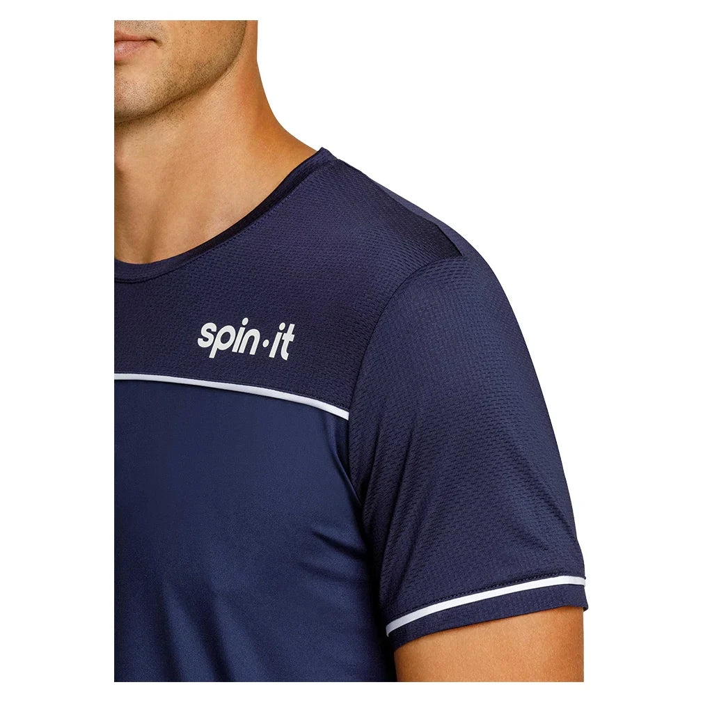 Men`s Lionel Short Sleeve Pickleball Tee SPIN-IT