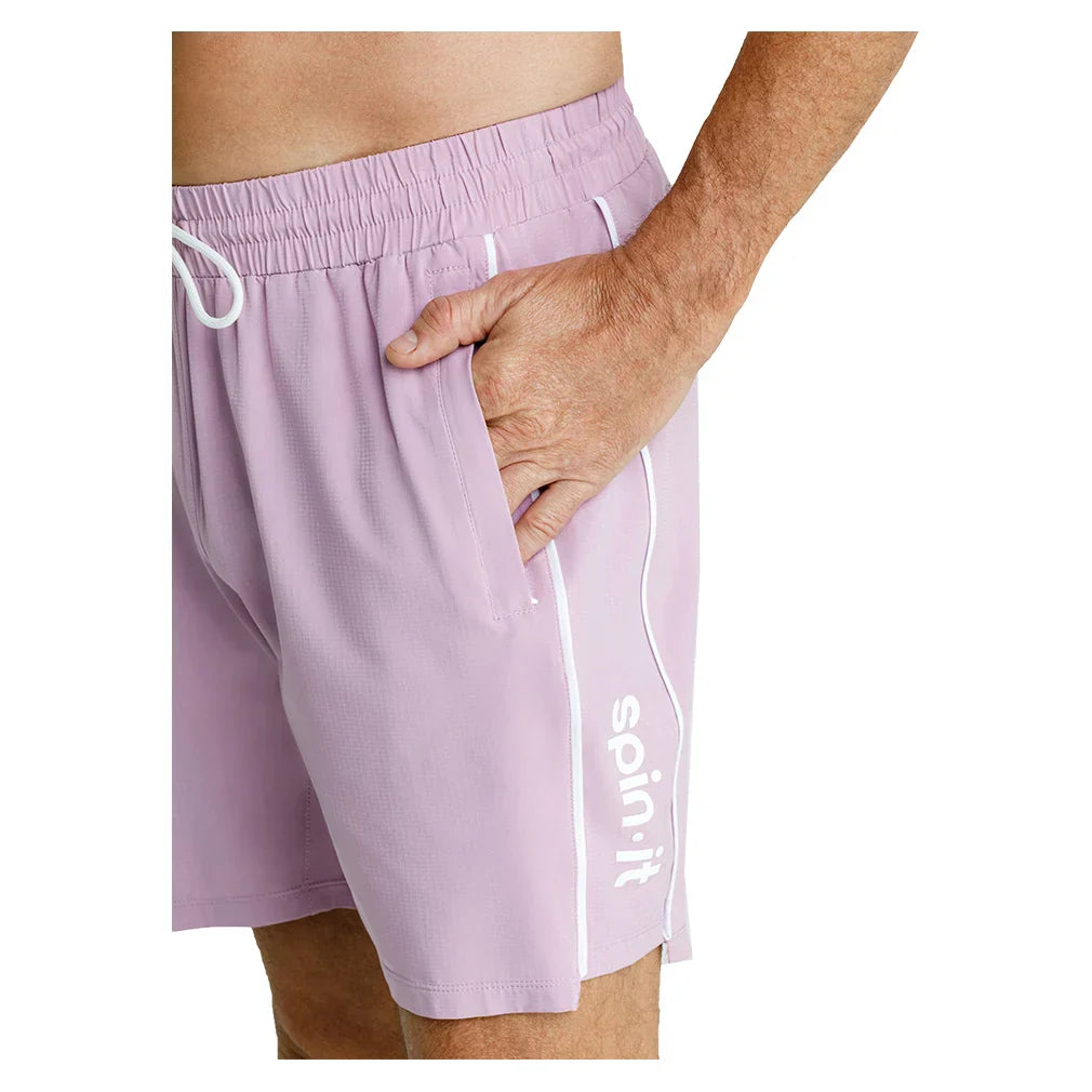 Men`s David Pickelball Shorts Lavender Mist SPIN-IT