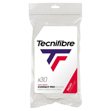 Pro Contact Tennis Overgrip White 30 Pack Other Accessories TECNIFIBRE