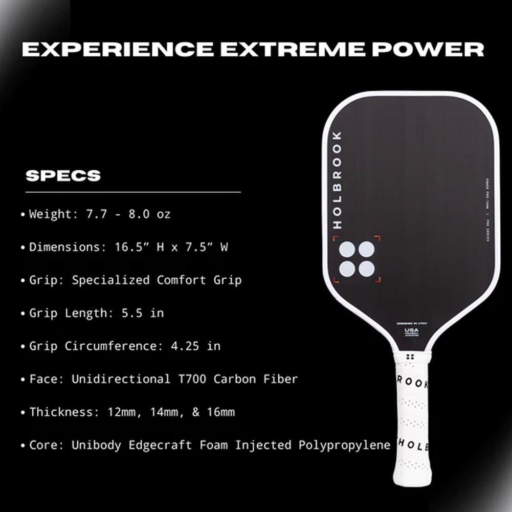 Power Pro 14mm Pickleball Paddle Pickleball Paddles HOLBROOK